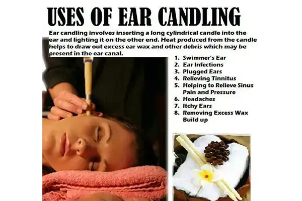 Ear Candling holistic treatment at Elite Beauty Canterbury beauty salon.