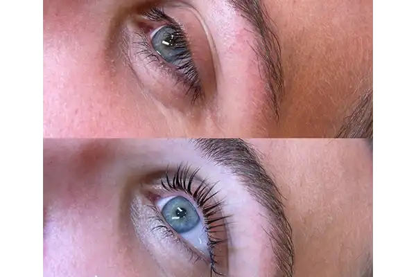Eyelash lifting treatment at Elite Beauty Canterbury beauty salon.